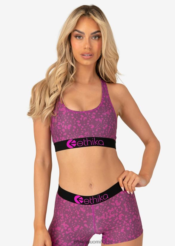 vaatetus Ethika urheiluliivit subzero performance - fuschia splatter naiset Z448DV1326
