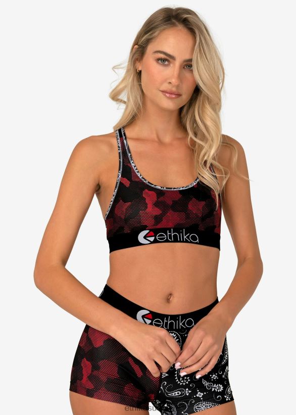 vaatetus Ethika urheilurintaliivit paisley mesh naiset Z448DV1141