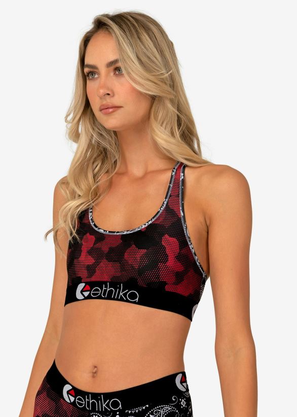 vaatetus Ethika urheilurintaliivit paisley mesh naiset Z448DV1141
