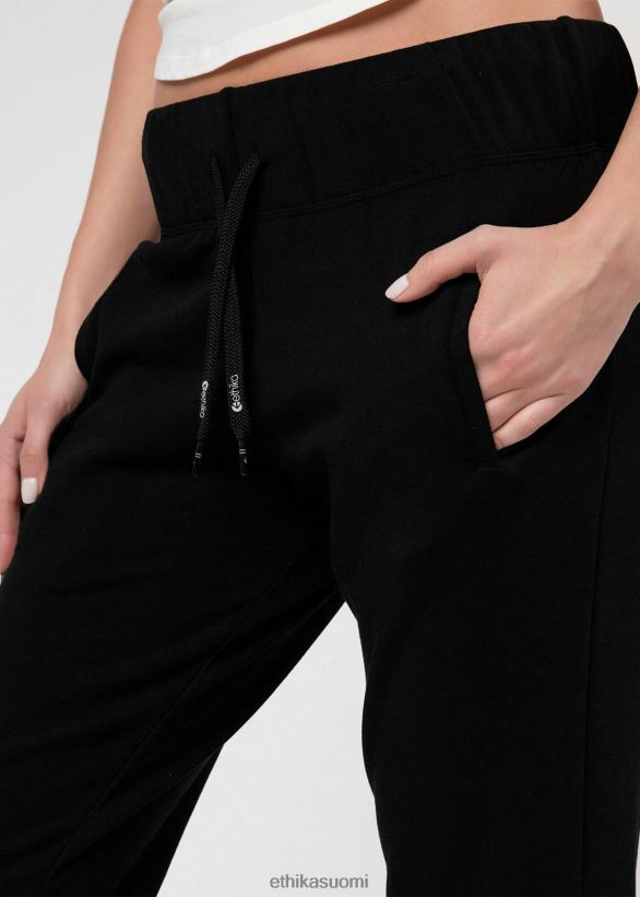 vaatetus Ethika collegehousut mustat - pitkät naiset Z448DV1436