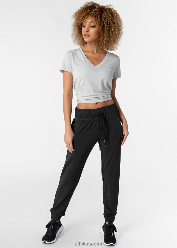 vaatetus Ethika collegehousut tummanharmaa - lyhyt naiset Z448DV1437