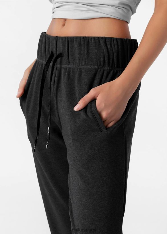 vaatetus Ethika collegehousut tummanharmaa - lyhyt naiset Z448DV1437