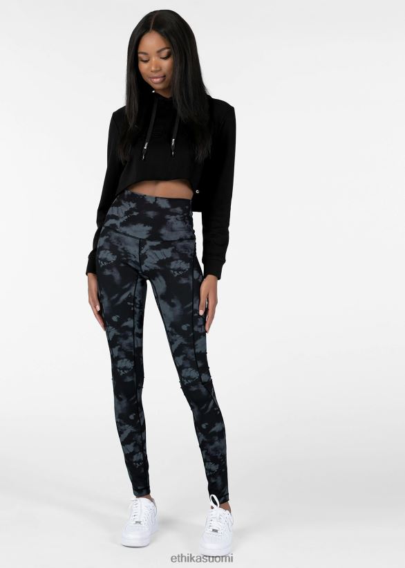 vaatetus Ethika korkeavyötäröinen tiukka savuväri - pitkä 31" naiset Z448DV1458