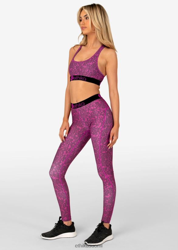 vaatetus Ethika täyspitkä tiukka miinussuorituskyky - fuschia splatter naiset Z448DV1467