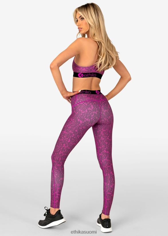 vaatetus Ethika täyspitkä tiukka miinussuorituskyky - fuschia splatter naiset Z448DV1467