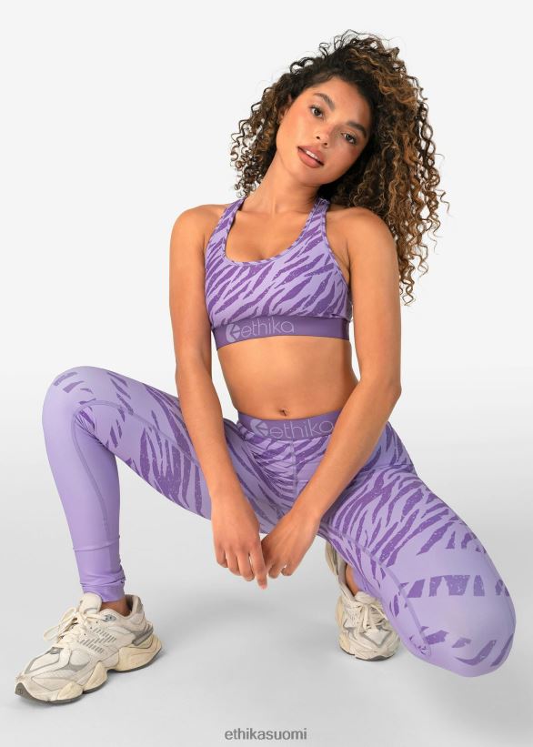vaatetus Ethika täyspitkä tiukka subzero suorituskyky - violetti seepra naiset Z448DV1465