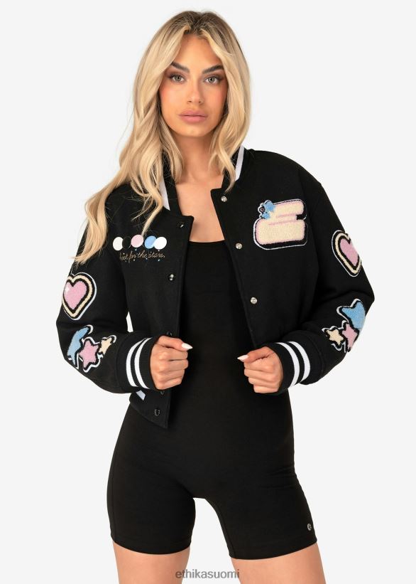 vaatetus Ethika leikattu yliopistotakki - bubble e naiset Z448DV1427