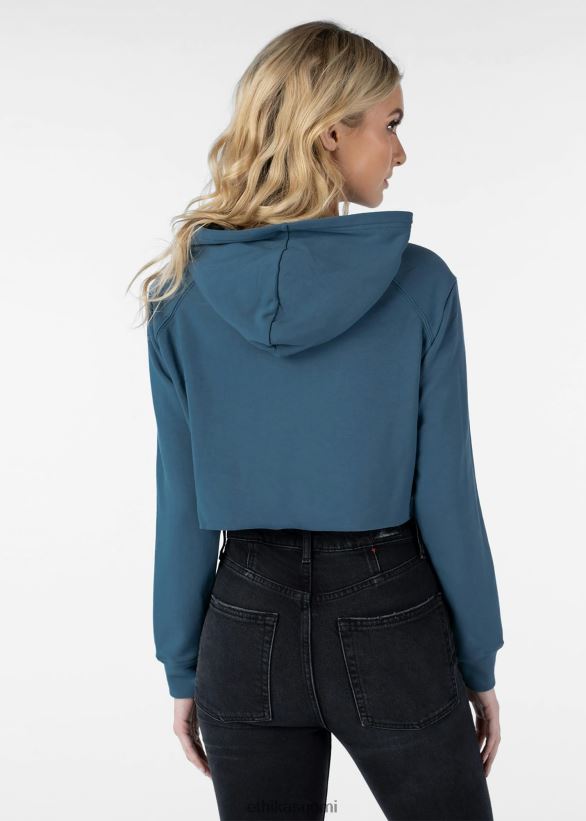 vaatetus Ethika lyhennetty huppari - lake naiset Z448DV1426