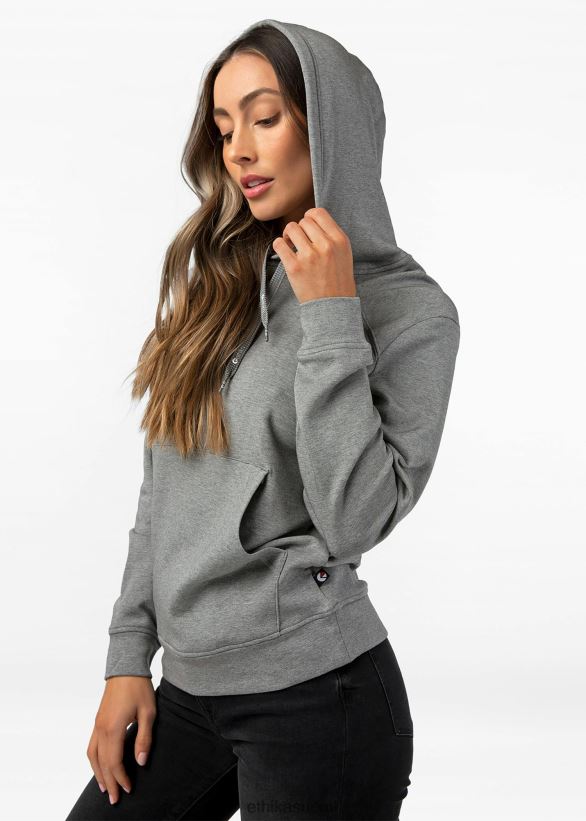 vaatetus Ethika villapaita huppari premium - vaalea kanerva naiset Z448DV1424