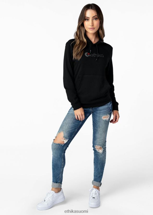 vaatetus Ethika villapaita premium - musta logo naiset Z448DV1425