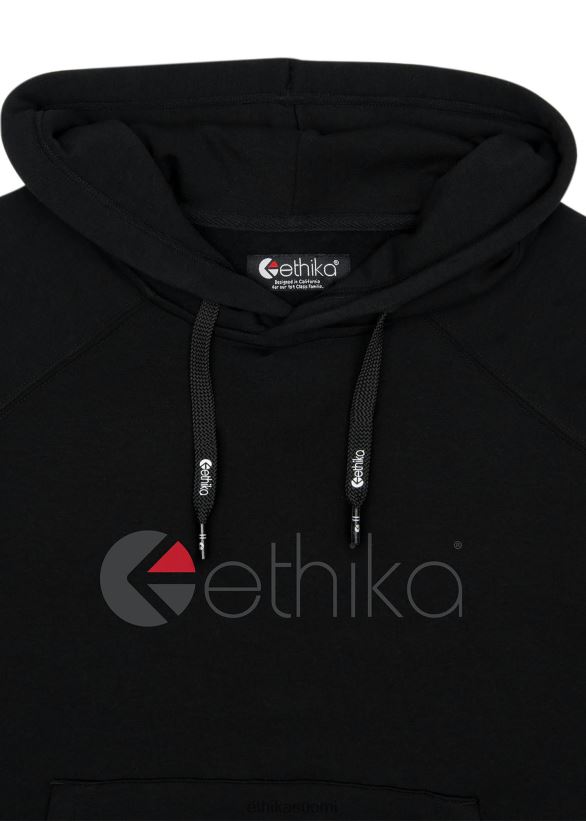 vaatetus Ethika villapaita premium - musta logo naiset Z448DV1425