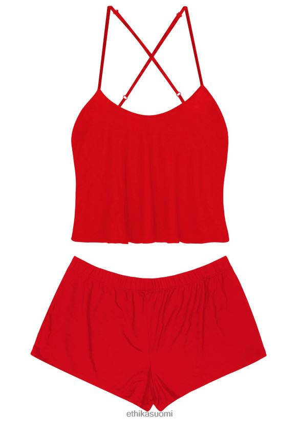 vaatetus Ethika cami setti - punainen naiset Z448DV1420