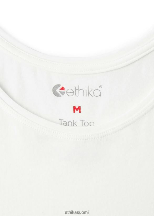 vaatetus Ethika korkea-aukkoinen toppi - valkoinen naiset Z448DV1394