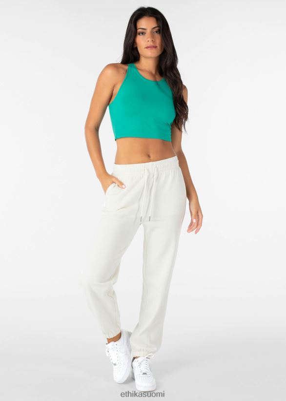 vaatetus Ethika leikattu toppi - sinivihreä naiset Z448DV1390