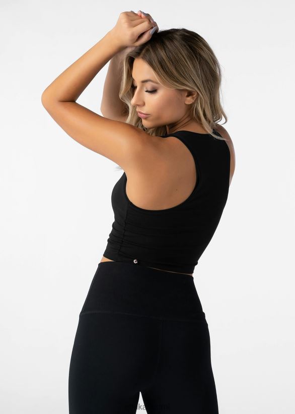 vaatetus Ethika lyhennetty toppi - musta naiset Z448DV1389