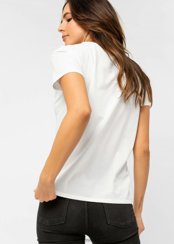 vaatetus Ethika poikaystävä t-paita valkoinen naiset Z448DV1414