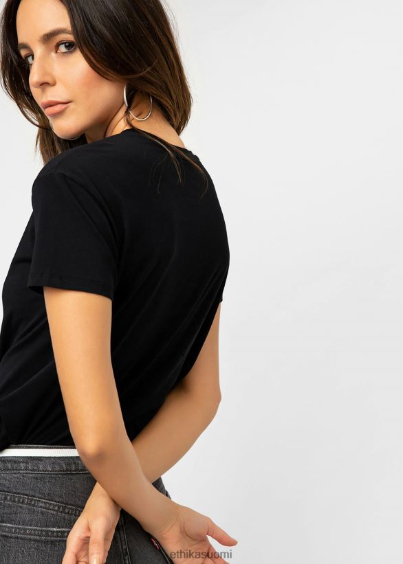 vaatetus Ethika poikaystävä tee musta naiset Z448DV1412