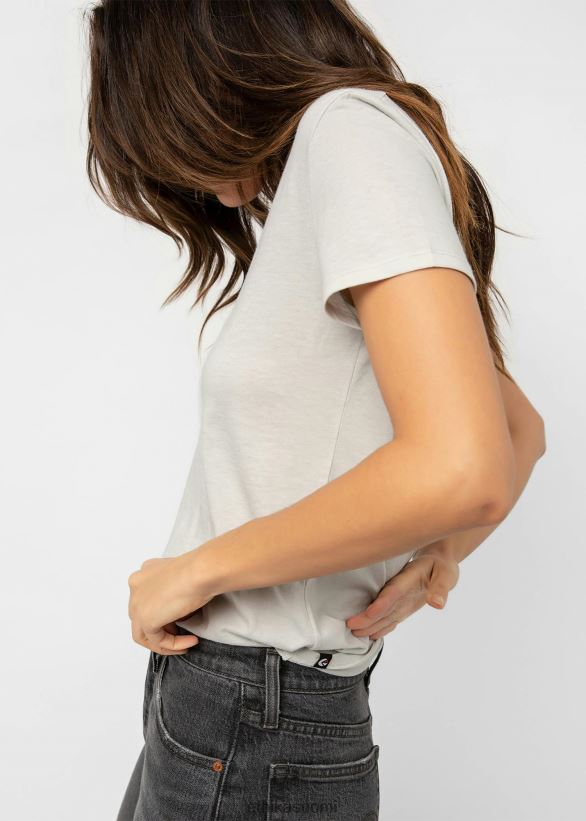 vaatetus Ethika v-aukkoinen t-paita harmaa naiset Z448DV1416