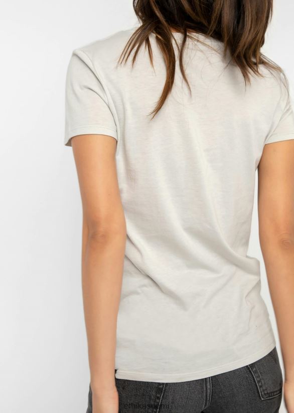 vaatetus Ethika v-aukkoinen t-paita harmaa naiset Z448DV1416