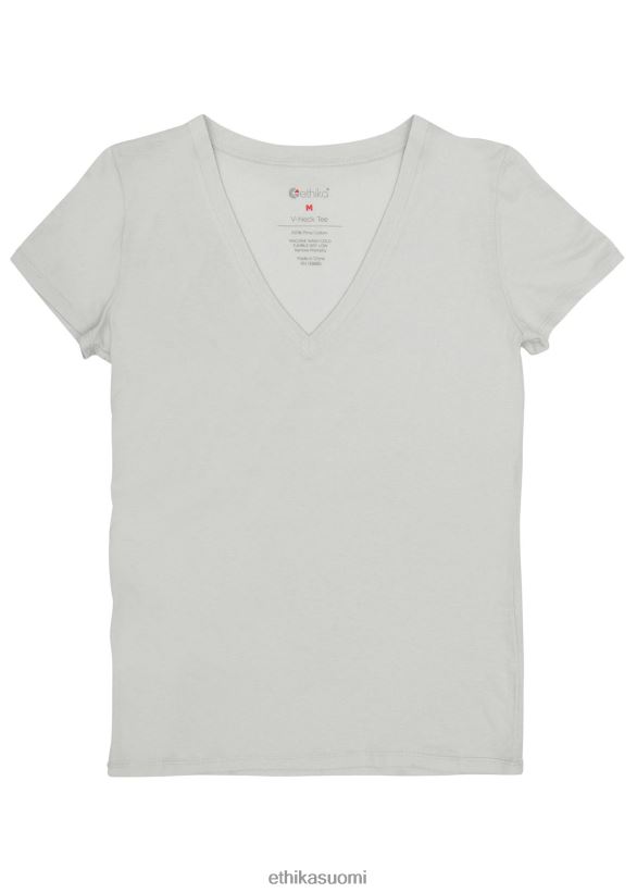 vaatetus Ethika v-aukkoinen t-paita harmaa naiset Z448DV1416
