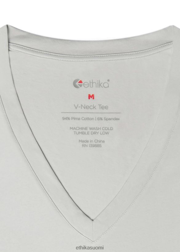 vaatetus Ethika v-aukkoinen t-paita harmaa naiset Z448DV1416