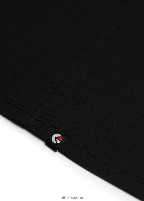 vaatetus Ethika v-aukkoinen t-paita musta naiset Z448DV1415