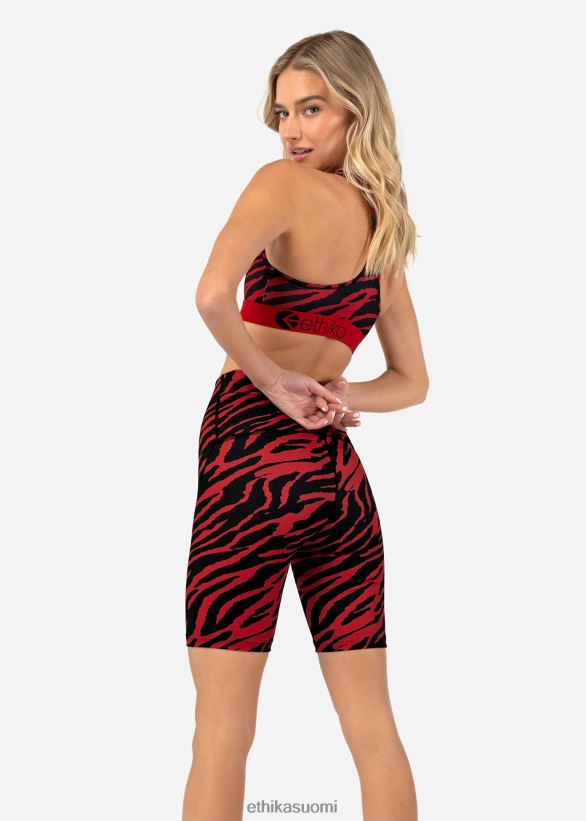 vaatetus Ethika biker short - karmiininpunainen tiikeri naiset Z448DV1505